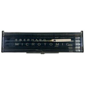 Vintage Eberhard Faber Microtomic 3H Woodclinched 600 Lot Of‎ 5 In Plastic Case